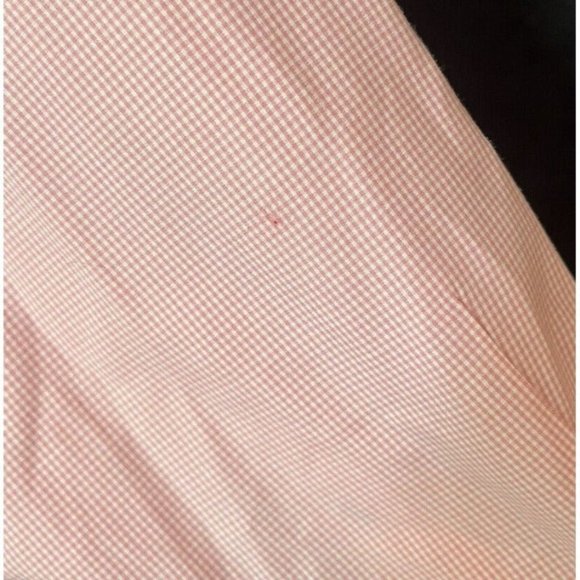 Tommy Hilfiger Men's Pink And White Gingham Long Sleeve Button Down Shirt Sz Lg - Picture 9 of 10